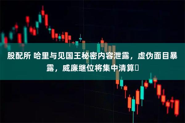 股配所 哈里与见国王秘密内容泄露，虚伪面目暴露，威廉继位将集中清算​