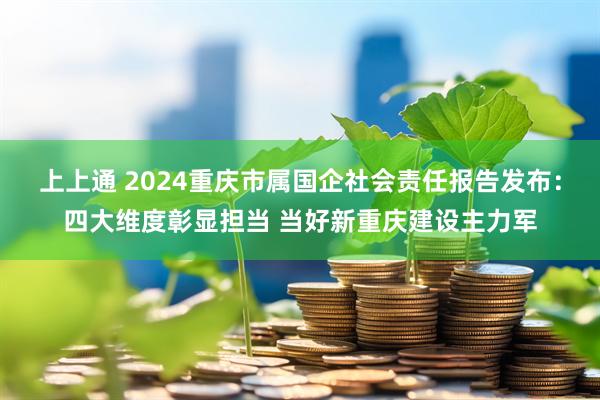 上上通 2024重庆市属国企社会责任报告发布:四大维度彰显担当 当好新重庆建设主力军