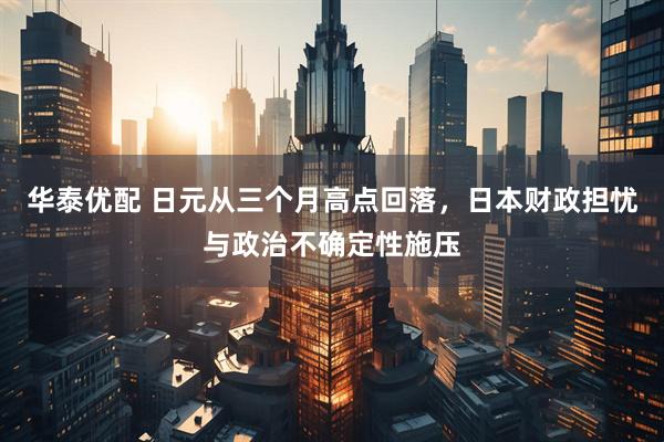 华泰优配 日元从三个月高点回落，日本财政担忧与政治不确定性施压